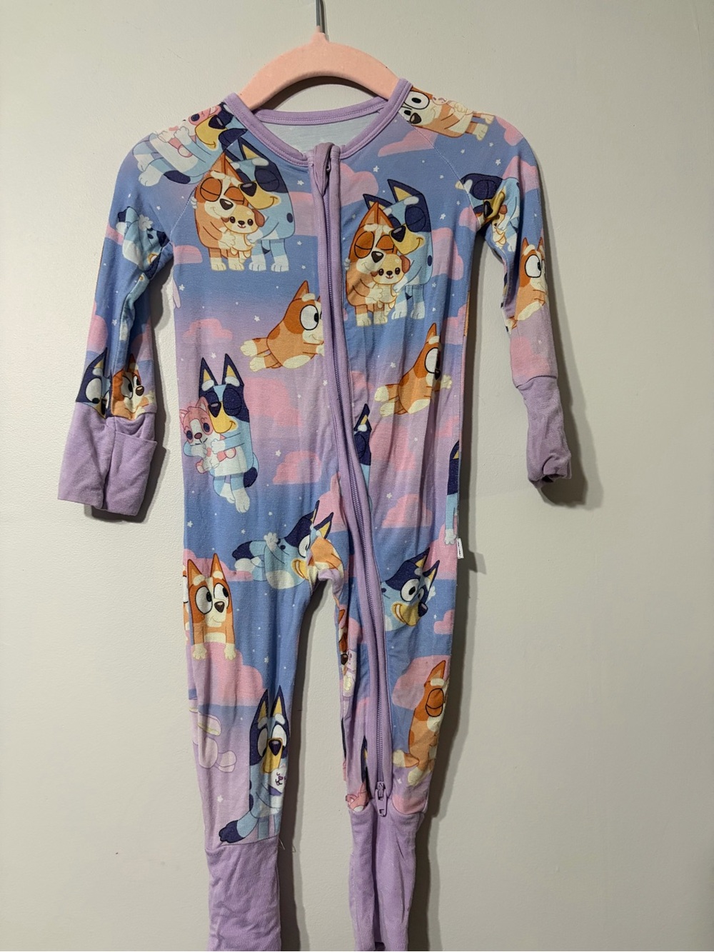 Little Sleepies Bluey Sleepytime Bamboo Zippy 0-3M